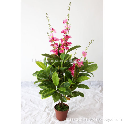 artificial flower tree, 130cm crape myrtle with flower